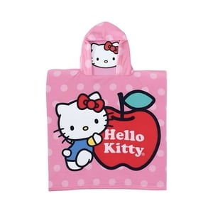 Mashini - Toalla Capucha Playa O Piscina Niño Niña Hello Kitty