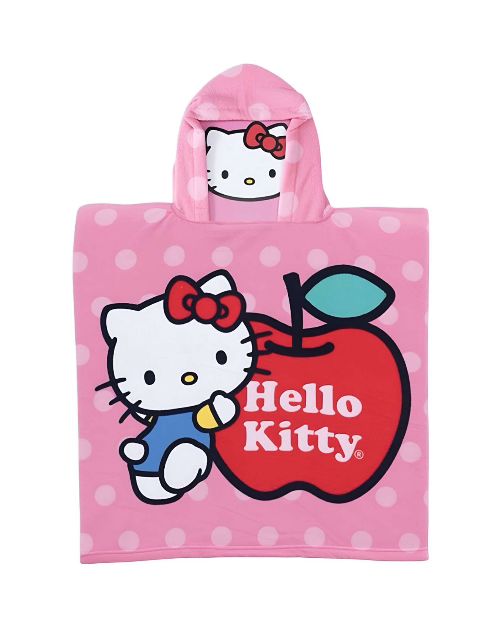 Mashini - Toalla De Baño Capucha Playa O Piscina Niño Niña Hello Katty