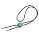thumbnail image 3 of Bolo Tie Para Hombre Cordón Hecho A Mano Collar De Vaquero Para Boda Banquete De Halloween Plata, 3 of 5