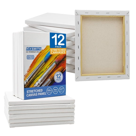 Lienzo 20 X 25 Cm Paquete De 12 Algodón Imprimado 1 6 Cm