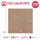 thumbnail image 2 of Deli Squares Stock Your Home, 250 unidades, 30 x 30 cm, papel kraft natural, 2 of 7