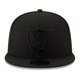 thumbnail image 2 of Gorra New Era NFL 9FIFTY Negra sobre Negro Snapback Las Vegas, 2 of 4