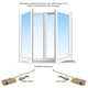 thumbnail image 4 of Operador de Ventana de Manivela Truth TH 23021 Brazo Izquierdo de 24 cm, 4 of 5
