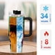 thumbnail image 5 of ¡Corre, Charlie Brown! (2) Vaso aislado de acero inoxidable con asa, diseño temático, regalo para familia, amigos y fans; incluye pajita y encaja en el portavasos estándar, 40 oz, 5 of 6