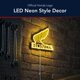 thumbnail image 2 of Letrero LED American Art Decor Honda Wing Amarillo 30 cm, 2 of 6
