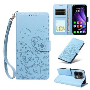 Funda Billetera Foxdock Compatible Con Oppo Reno 14F 5G, Diseño Perrito Tierno, Ranuras Para Tarjetas Y Soporte Plegable