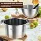 thumbnail image 4 of Juego de olla para baño maría ihvewuo resistente y fácil de usar con espátula de silicona Olla para derretir chocolate de 1.82 qt Olla de acero inoxidable de 2.54 qt para derretir chocolate, dulces y, 4 of 8