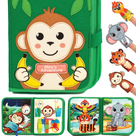 Libro de actividades sensorial interactivo Busy Book Peapod Play