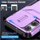 thumbnail image 2 of Funda Resistente para Motorola Moto G 5G 2025 con Tapa Deslizante y Protección Militar Morado, 2 of 5