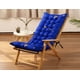 thumbnail image 2 of Cojín para tumbona, impermeable, de espuma viscoelástica para interior y exterior, con lazos, suave y grueso, para muebles de exterior., 2 of 5