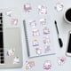 thumbnail image 4 of Add a Touch of Fun to Your Devices with 60PCS Waterproof Cartoon Rabbit Bunny Stickers - Perfect for Laptops, PCs, Smartphones and More!, 4 of 4