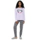 thumbnail image 1 of Pijama Mujer Largo Algodón Print Morado Corona, 1 of 5