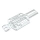 thumbnail image 5 of Placa Base De Metal Para Coche RC Para Wltoys 1:28 Mini-Q9 1/28 Coche De Control Remoto Plata, 5 of 5