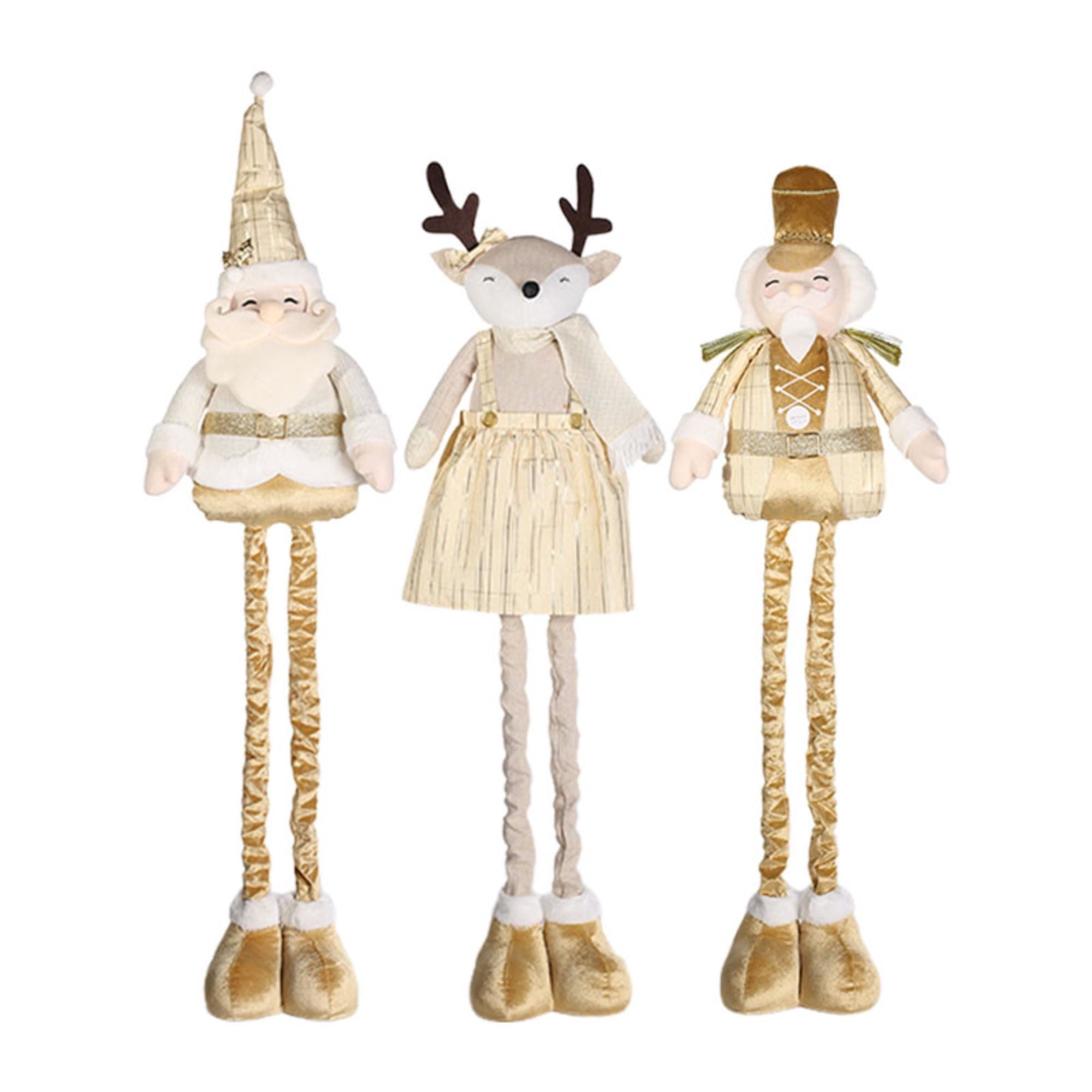 Figura Decorativa Navideña Extensibles 108 Cm Dorado, Producto Surtido, 1 Un Holiday Time