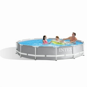 Piscina Estructural Redonda Intex Prism Frame, 366 X 76 Cm, 6.502 Litros