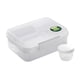 thumbnail image 3 of Contenedores Bento Box Portátiles Multiusos Para Preparar Comidas Para La Oficina, Viajes, Fiestas, Color Blanco, 1650 Ml, 3 of 5