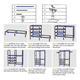 thumbnail image 2 of Closet Organizador Colgador Perchero Estantes Multifuncional, 2 of 3