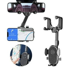 Genérico - Set 2 Soporte Universal Telefono Rotacion 360 Retrovisor Lau