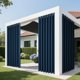 thumbnail image 4 of Cortinas Opacas para Puerta Corredera de Patio Joydeco 100x275cm Azul Marino, 4 of 9