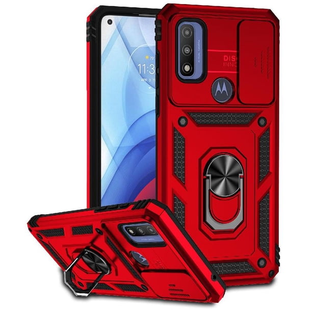 Estuche GANGXUN para Motorola Moto G Power 2022, soporte giratorio 360°, estilo mecánico y magnético