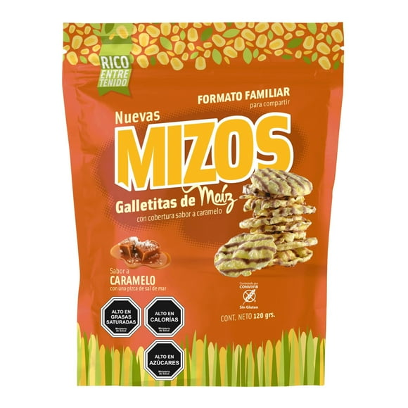 Galleta Maiz Caramelo 120G, 120 g