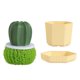 thumbnail image 1 of Juego De Cepillos Para Fregar Platos De Cactus, Cepillo Portátil Para Ollas, Sartén Para Platos De Verduras, Verde, 1 of 3