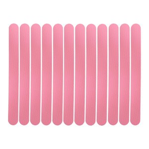Magideal - 12 Pegatinas Antideslizantes Para Bañera, Tiras Antideslizantes, Fáciles De Aplicar, Para Escalones De Ducha, Escaleras, Bañeras, Entradas Para Niños Rosa