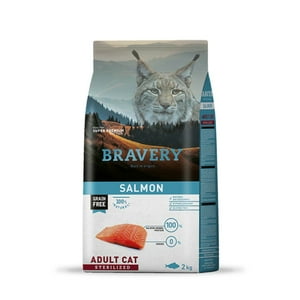 Bravery Cat Adult Salmon Sterilizado 2Kg
