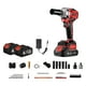 thumbnail image 1 of Kit Llave De Impacto Inalámbrica Taladro Pistola 2 Baterías, 1 of 8