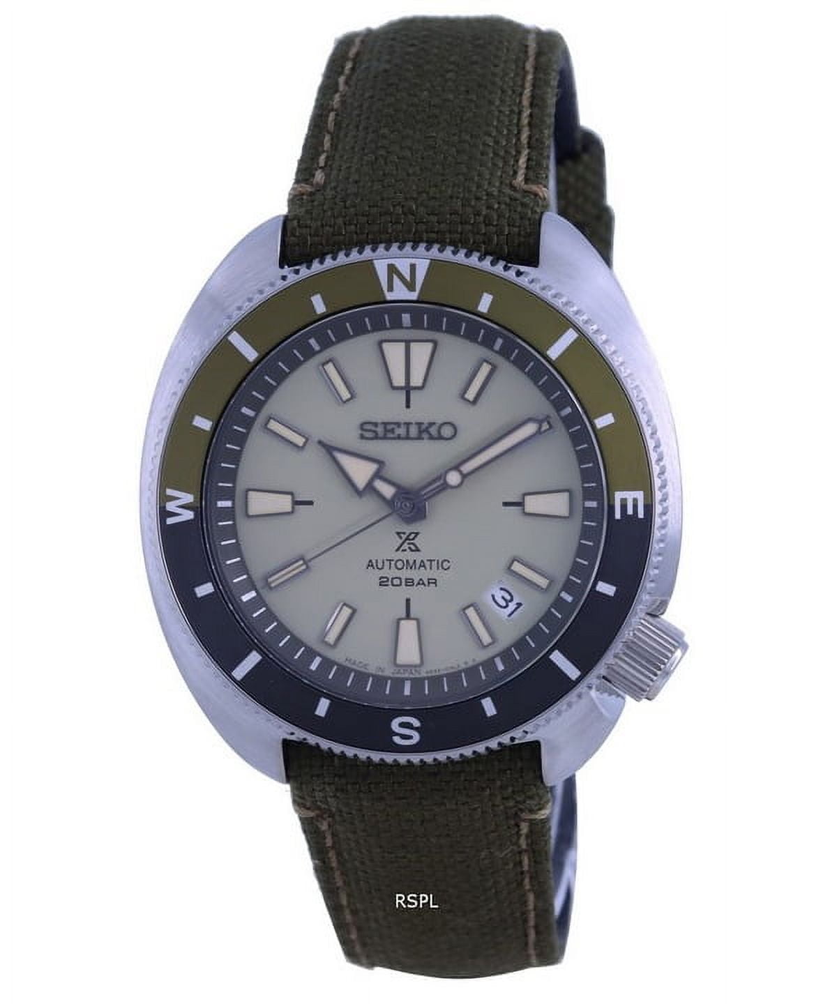 Reloj Analógico Seiko Prospex Land Tortoise Beige 42Mm Hombre