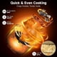 thumbnail image 5 of Air Fryer Kitchen Elite Digital 7 en 1 compacta de 2 litros, color gris, 5 of 7