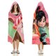 thumbnail image 3 of Vanellope Manta Capa con Capucha Anti-Bolitas, Manta de Lana Ártica Suave, Manta Portátil de Felpa Ligera y Lujosa, Poncho para Siesta en Casa y Oficina, 100*130cm, 3 of 6