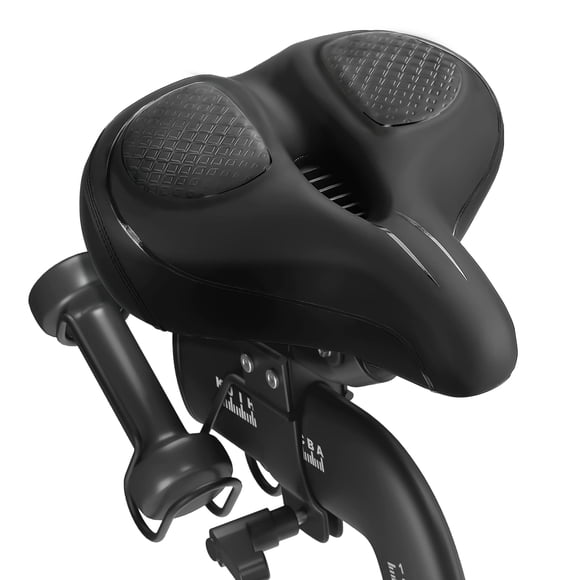 Asiento de bicicleta COOLWUFAN Confort Extragrande Negro