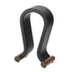 thumbnail image 3 of Soporte Para Auriculares De Escritorio Organizador Antideslizante De Cuero PU Soporte Universal Para Auriculares Negro, 3 of 3