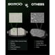 thumbnail image 2 of Juego de pastillas de freno SCITOO D1611 D1377 para Ford Explorer 2013-2019, 2 of 7