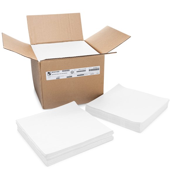Hojas de papel Paterson para envolver sándwiches, 5000 unidades, color blanco