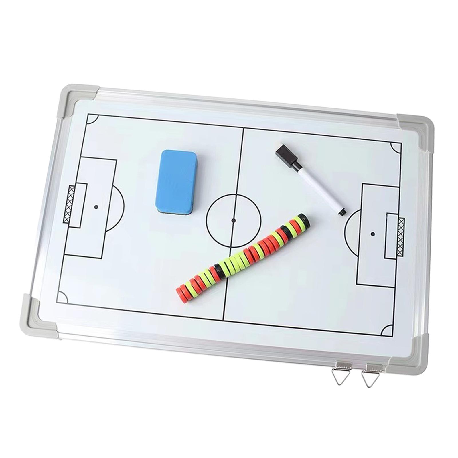 Magideal - Tablero De Entrenamiento De Fútbol Tablero Blanco De Entrenamiento Tablero Auxiliar De Entrenamiento De Fútbol