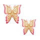 thumbnail image 2 of 2 Piezas 3D Mariposa Decoración De Pared Para Jardinería Arte Niñas Dormitorio Navidad Rosa, 2 of 3