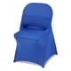 thumbnail image 1 of Fundas de silla VEVOR de poliéster y elastano elástico, 50 unidades, color azul real, 1 of 9