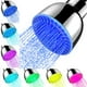 thumbnail image 1 of 1pc Shower Head With Lights, High Pressure Led Shower Head, 7 Color Changing Rainfall LED Fixed ShowerHead For Bathroom, Luxury Chrome Flow Rain ShowerHead Angle-adjustable For Kids Adult, 1 of 2