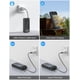 thumbnail image 5 of Batería externa SOXONO, 4000 mAh, solar, carga rápida, 20 W, color negro, 5 of 9
