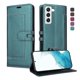 thumbnail image 1 of Premium Wallet Case for Samsung Galaxy S23 Plus with Card Slots & Kickstand, Flip Cover Green, 1 of 6