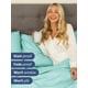 thumbnail image 4 of Juego de sábanas CGK Unlimited Extra Deep Queen de 6 piezas Spa Blue, 4 of 8