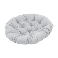 Magideal - Cojín Acolchado Para Asiento, Cojín Para Silla Con Forma De Huevo, Cojín Para Silla Colgante, Tela Suave, Cojín Grueso Para Silla De Patio, Diámetro D Gris Claro