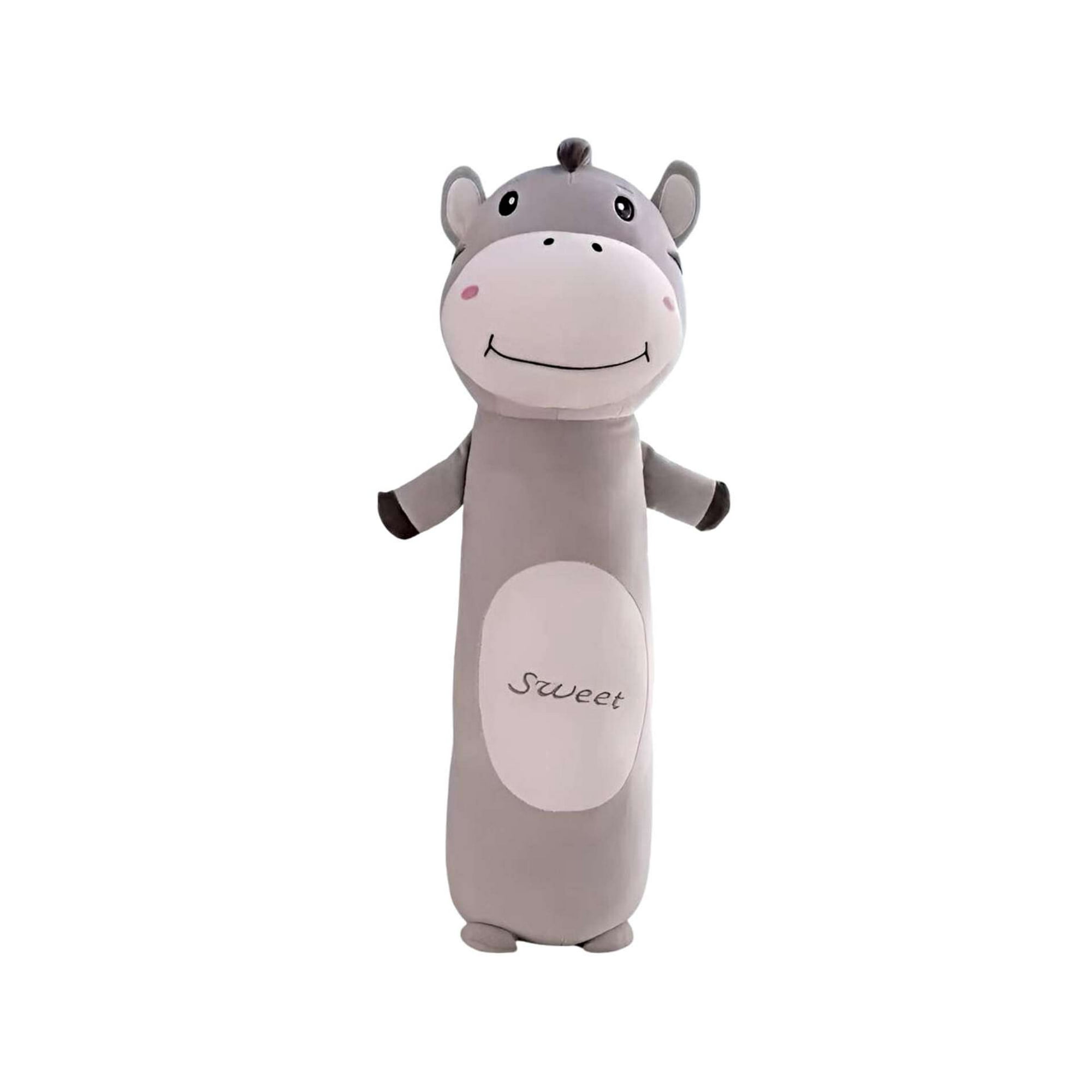Tengfei - Cojin Peluche Caballo Gris