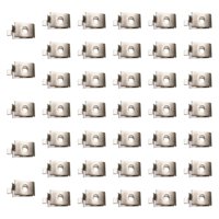 Magideal - 40 Piezas De Soportes De Estante Ajustables, Clips De Estante, Resistentes, De Fácil Instalación, Clavijas De Estante Para Armarios Y Armarios Versáti
