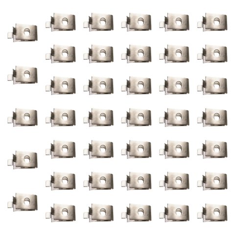 Magideal - 40 Piezas De Soportes De Estante Ajustables, Clips De Estante, Resistentes, De Fácil Instalación, Clavijas De Estante Para Armarios Y Armarios Versáti