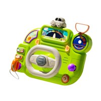 Bothyi - Volante De Juguete Para Cochecito De Bebé, Juego De Simulación, Juguete Con Sonido, Juguete De Cuna, Color Verde