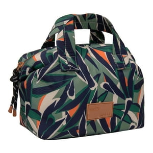 Calu Bags - Neceser Microfibra Gala Flores Verde Calu