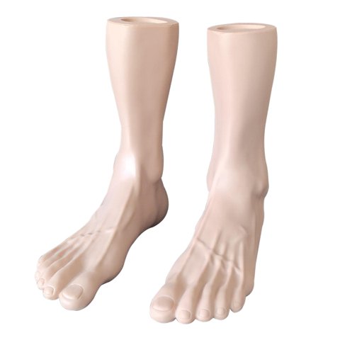 Magideal - Modelo De Pie De Maniquí, Modelo De Exhibición De Pie Masculino, Modelo De Exhibición De Zapatos, Modelo De Pie De Simulación, Accesorio De Exhibición